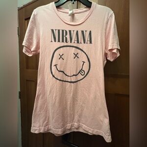 Nirvana t-shirt next level size medium